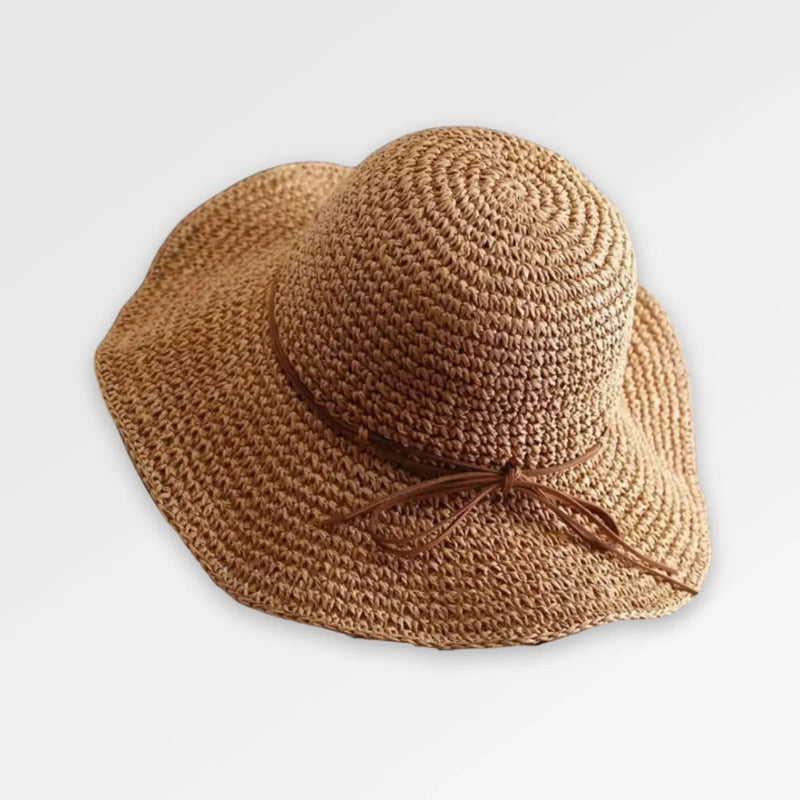 Packable Staw Bucket Hat