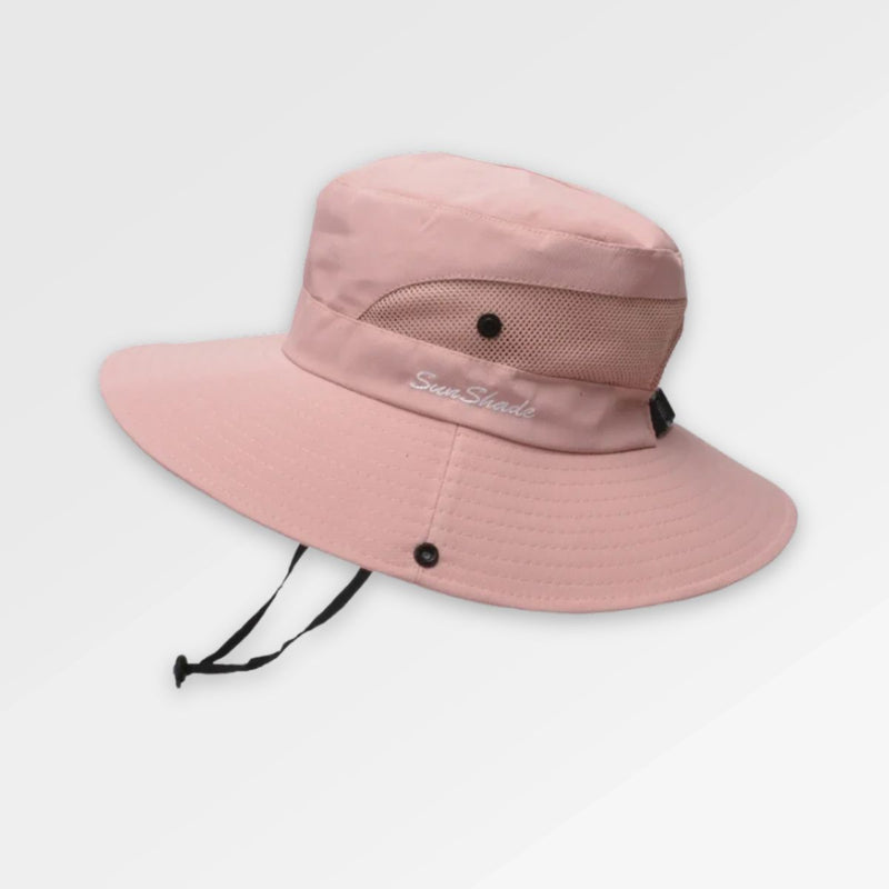 Ponytail Hole Women's Bucket Hat