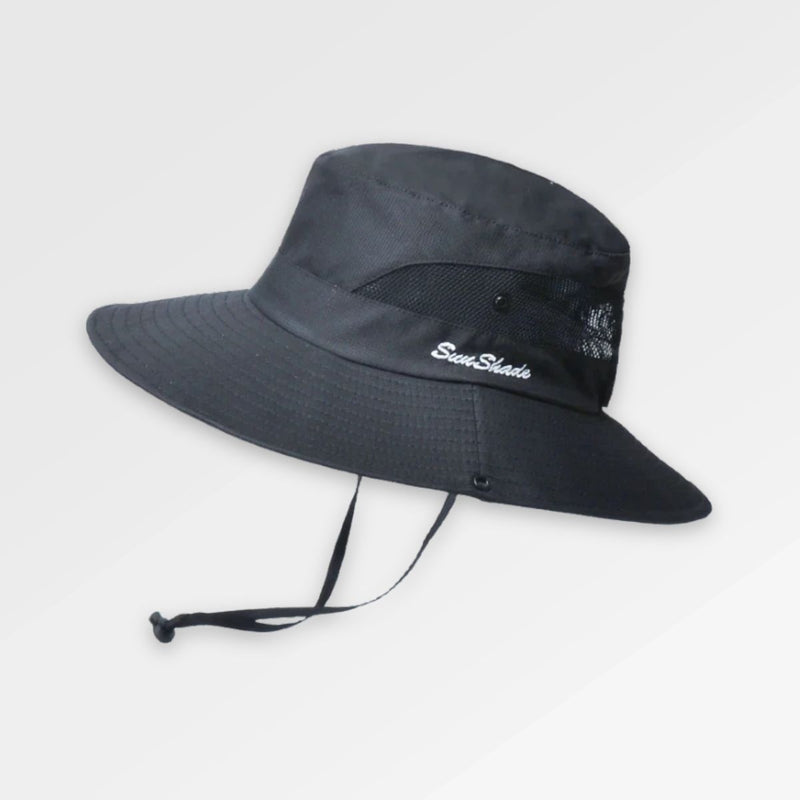 Ponytail Hole Women's Bucket Hat