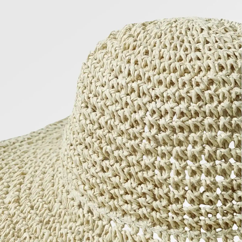Small Straw Bucket Hat