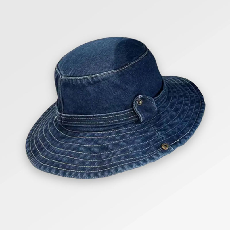 Washed Denim Bucket Hat