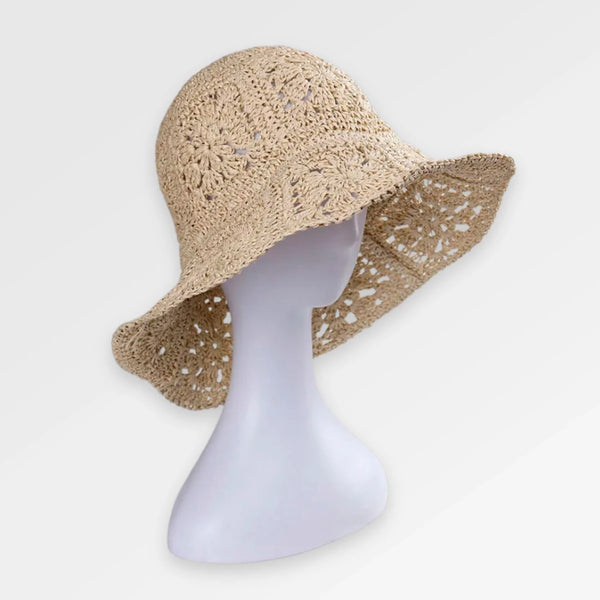 Crochet Rafia Bucket Hat