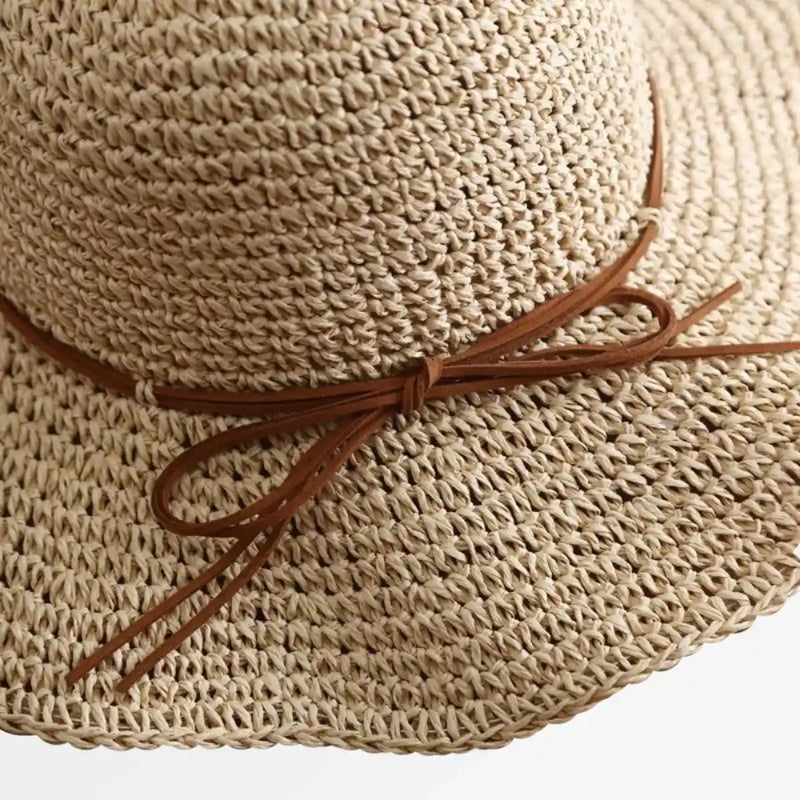 Packable Staw Bucket Hat