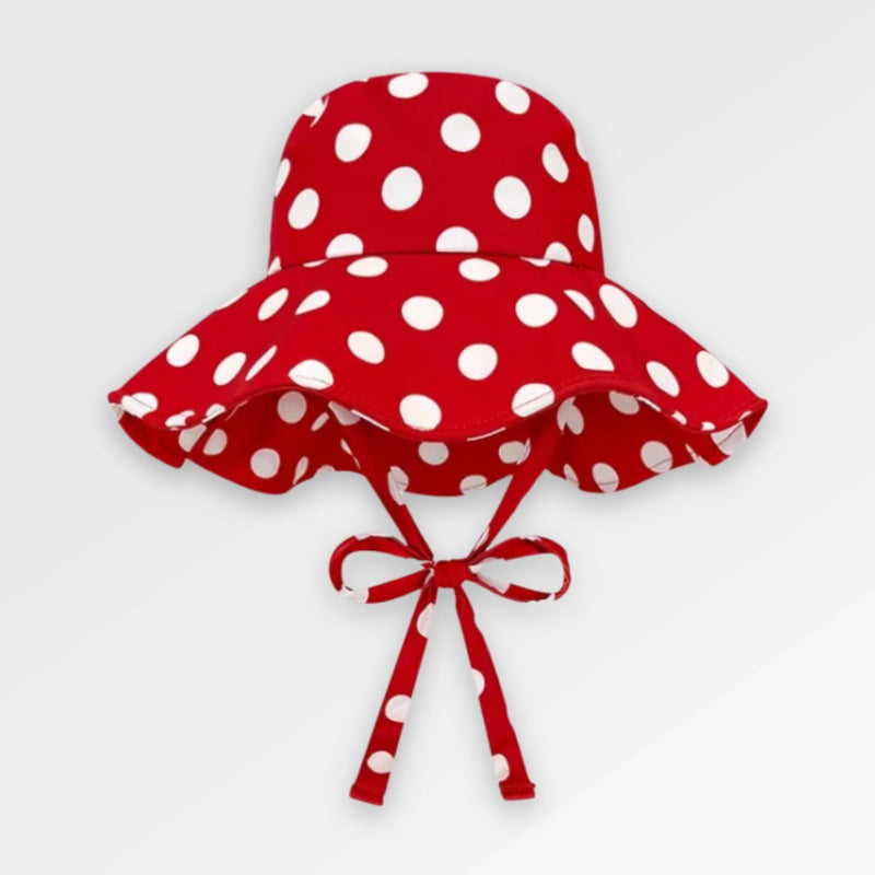Cherry_Red_Bucket_Hat front view