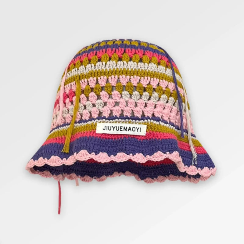 Chunky_Bucket_Hat_Crochet front view