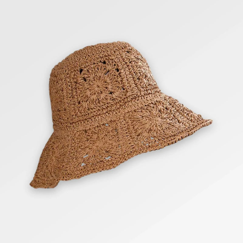 Crochet Rafia Bucket Hat
