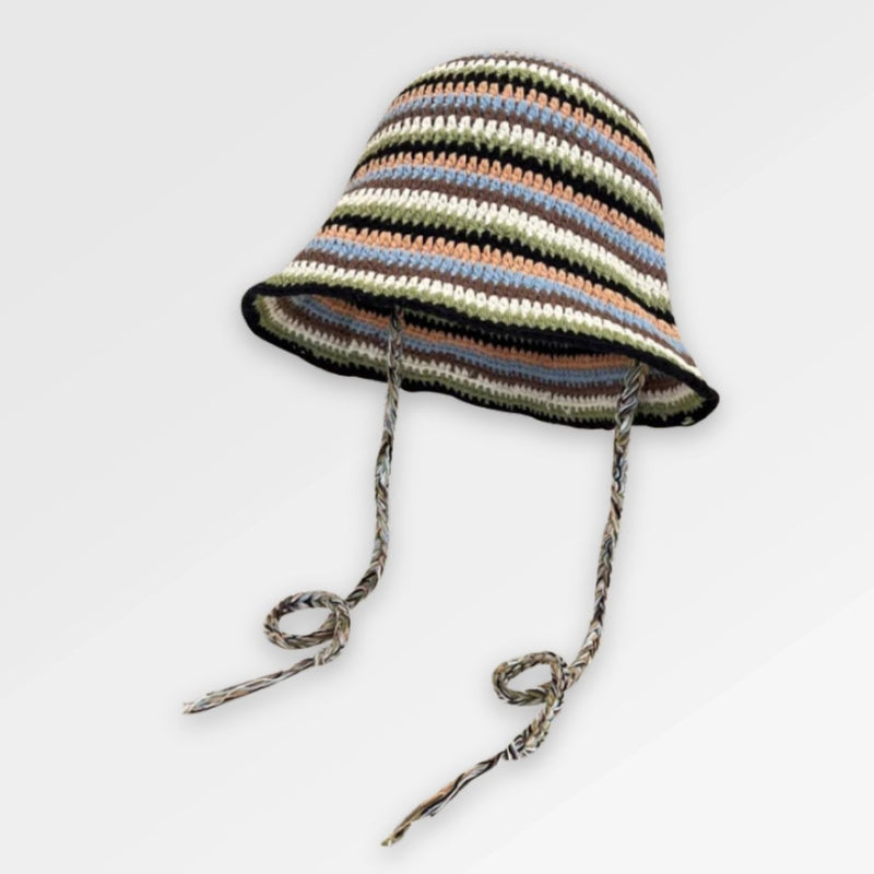 Cute_Crochet_Bucket_Hat front view