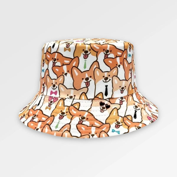 Funny_Dog_Bucket_Hat front view