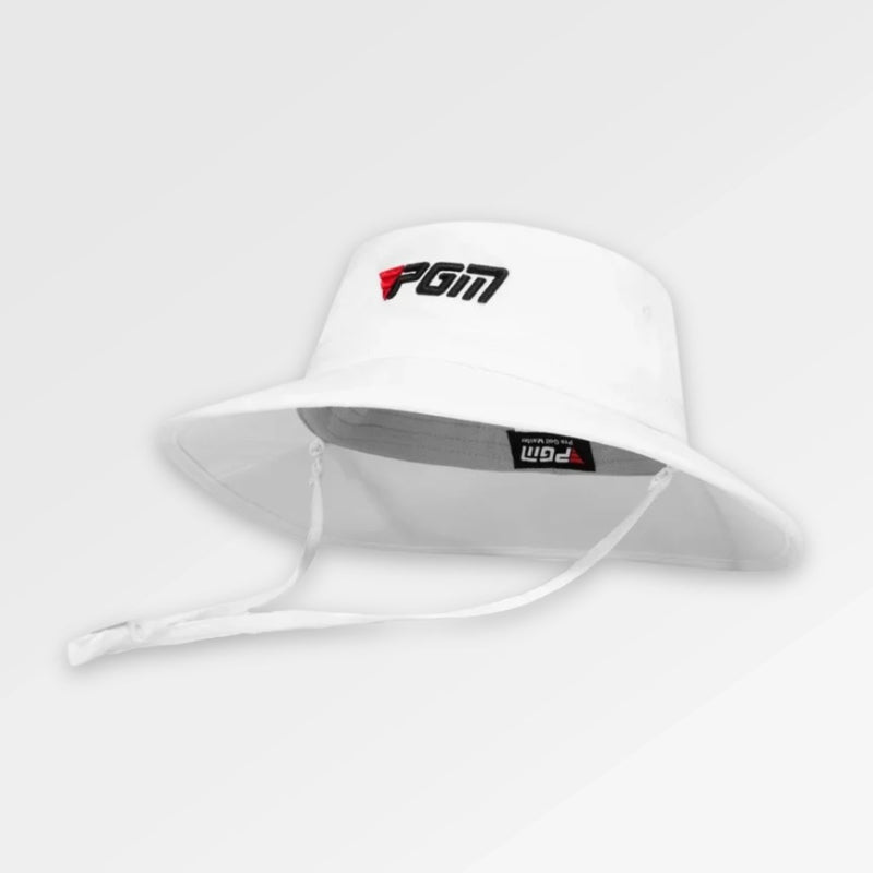 Golf_Bucket_Hat_For_men front view white