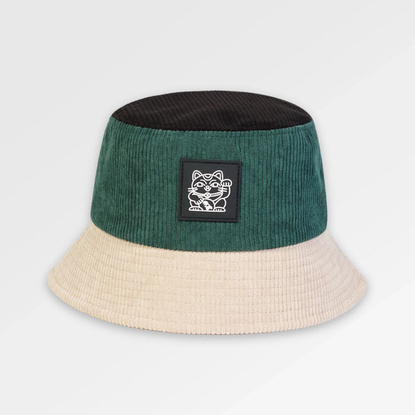 Green_and_Black_Bucket_Hat front view