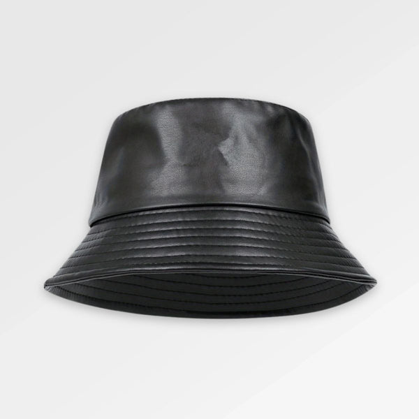 Lever_Bucket_Hat_Men front view black