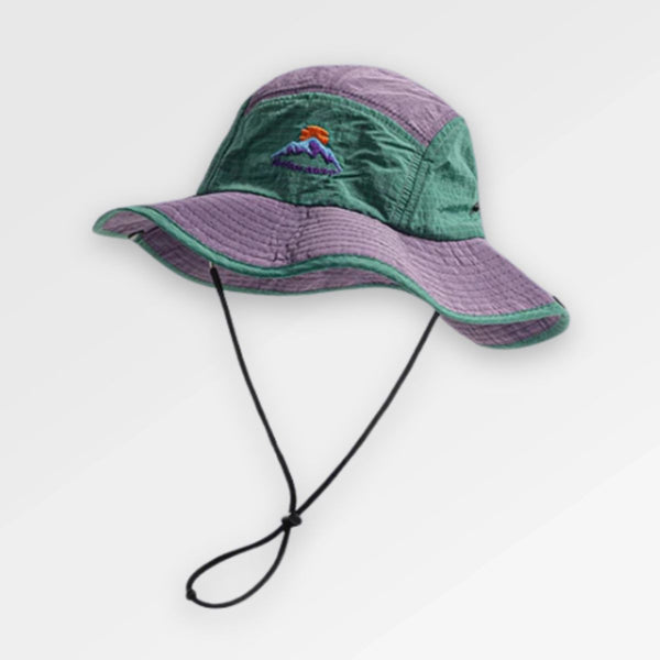 Men_s_Stylish_Bucket_Hat purple front view