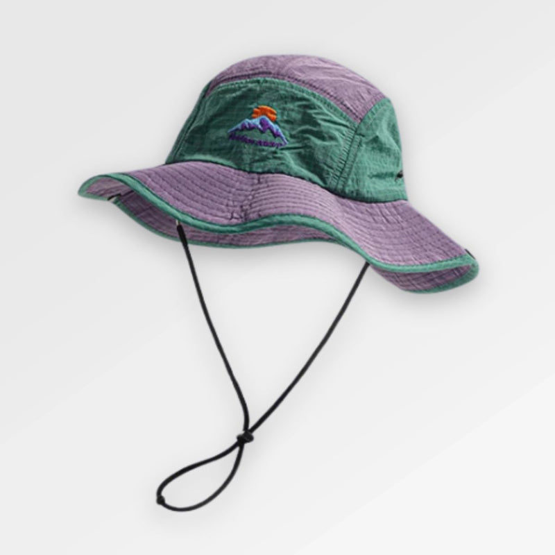 Men_s_Stylish_Bucket_Hat purple front view