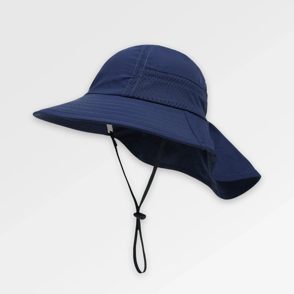 Navy_Blue_Bucket_Hat_Kids side veiw