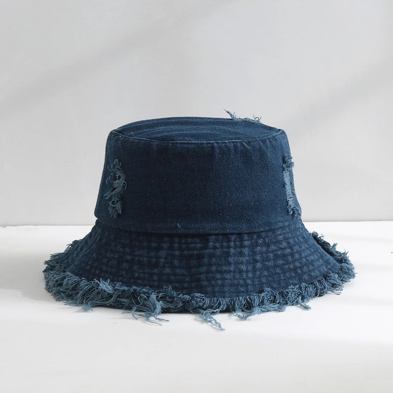 Black Denim Bucket Hat