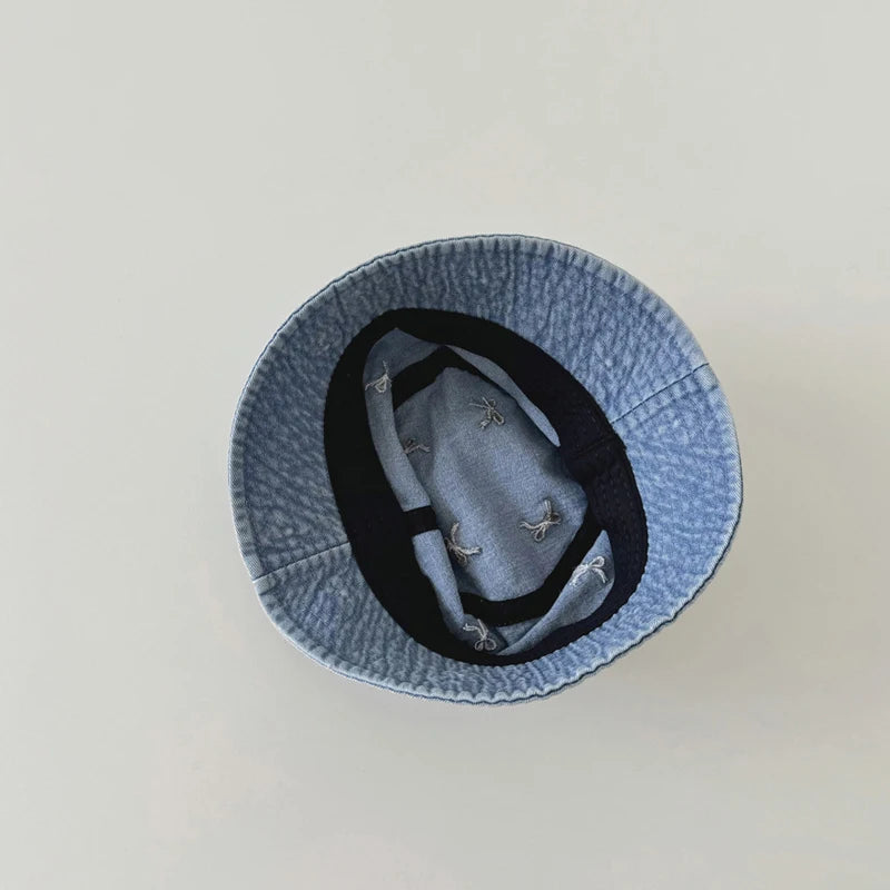 Baby Cute Bucket Hat Denim