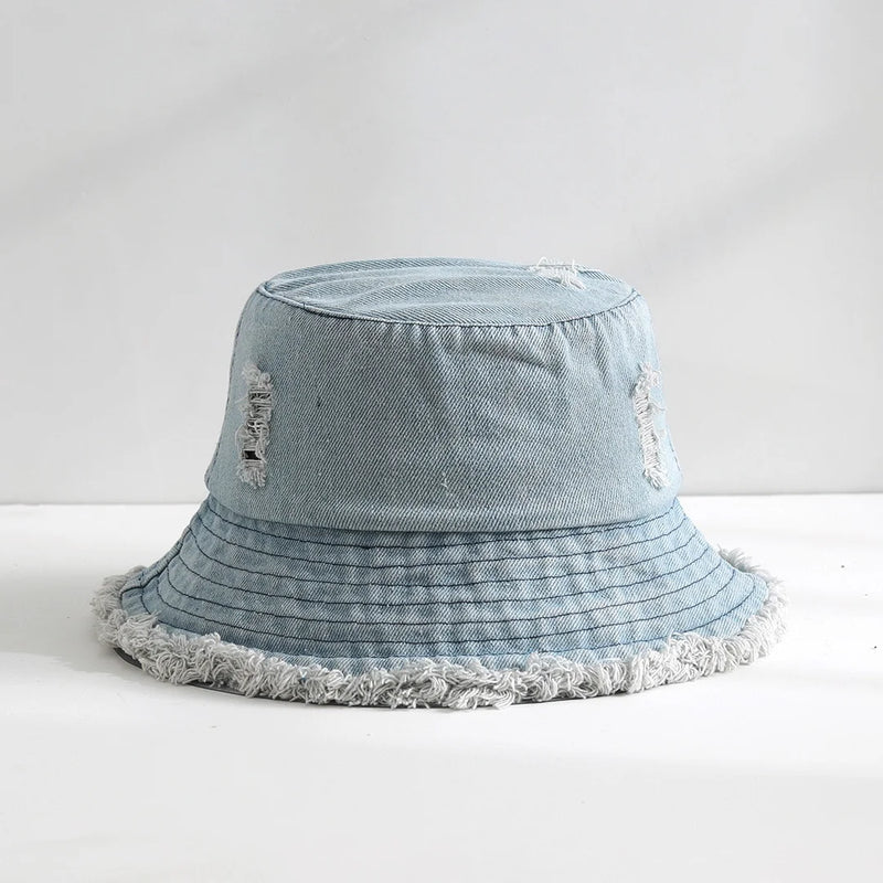 Black Denim Bucket Hat