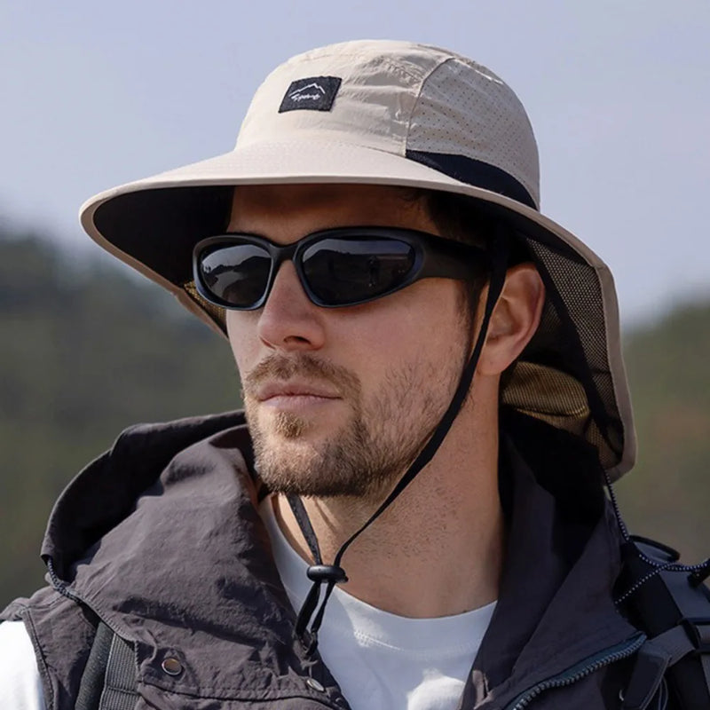 Neck Protection Men's Bucket Hat