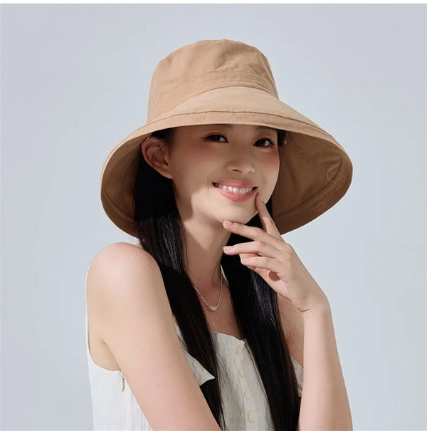 Women's Beige Bucket Hat