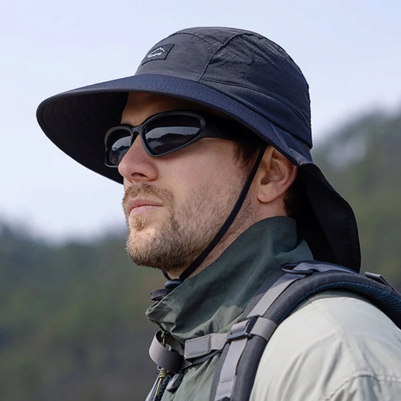 Neck Protection Men's Bucket Hat