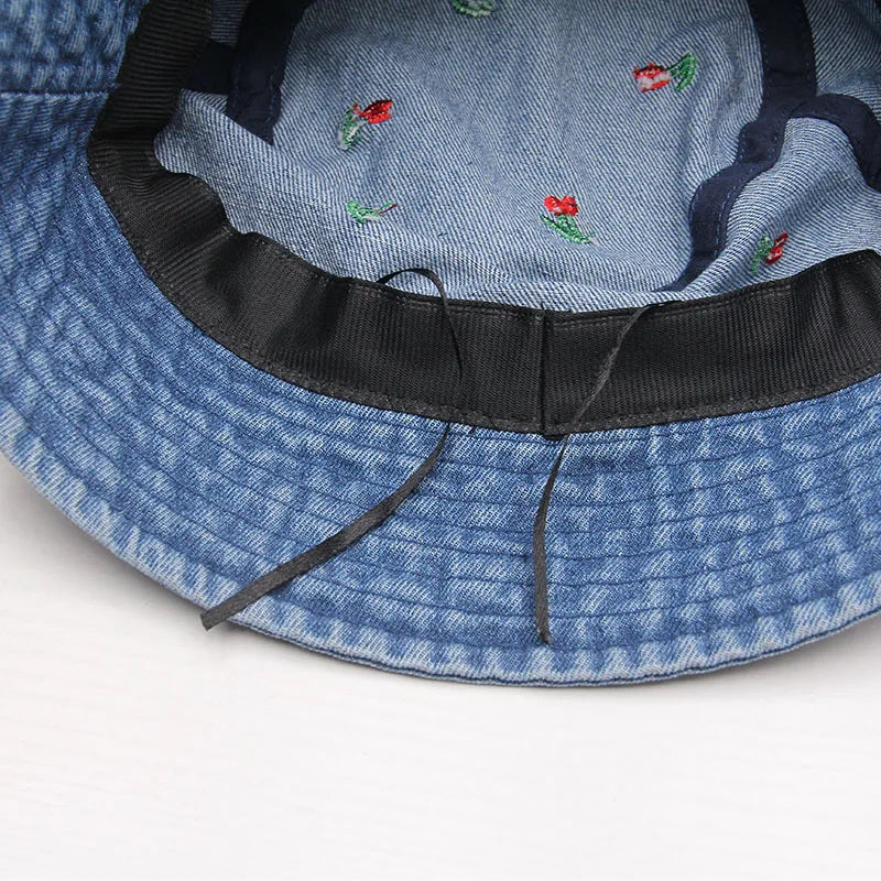 Ladies Denim Bucket Hat