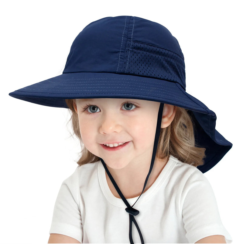 Navy Blue Bucket Hat Kids