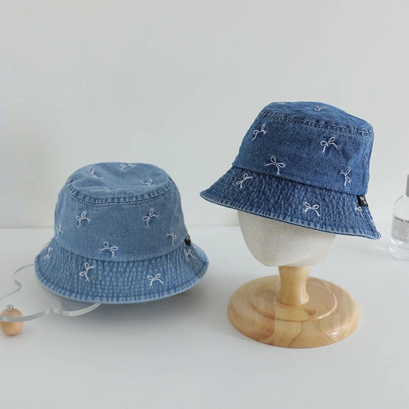 Baby Cute Bucket Hat Denim