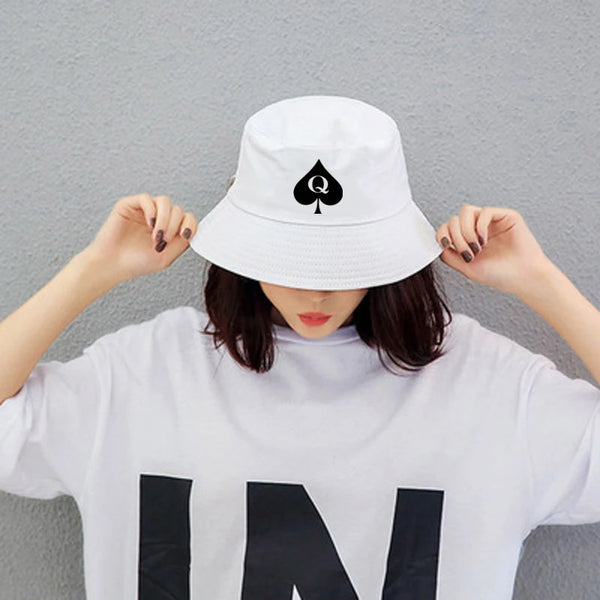 Men's White Bucket Hat