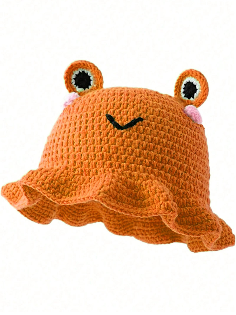 Frog Crochet Bucket Hat
