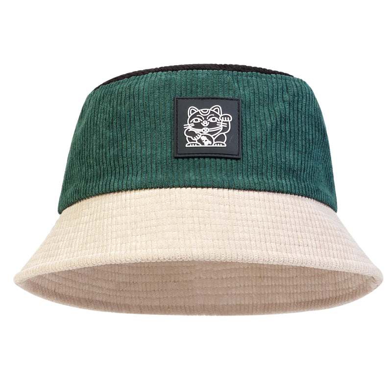 Green and Black Bucket Hat