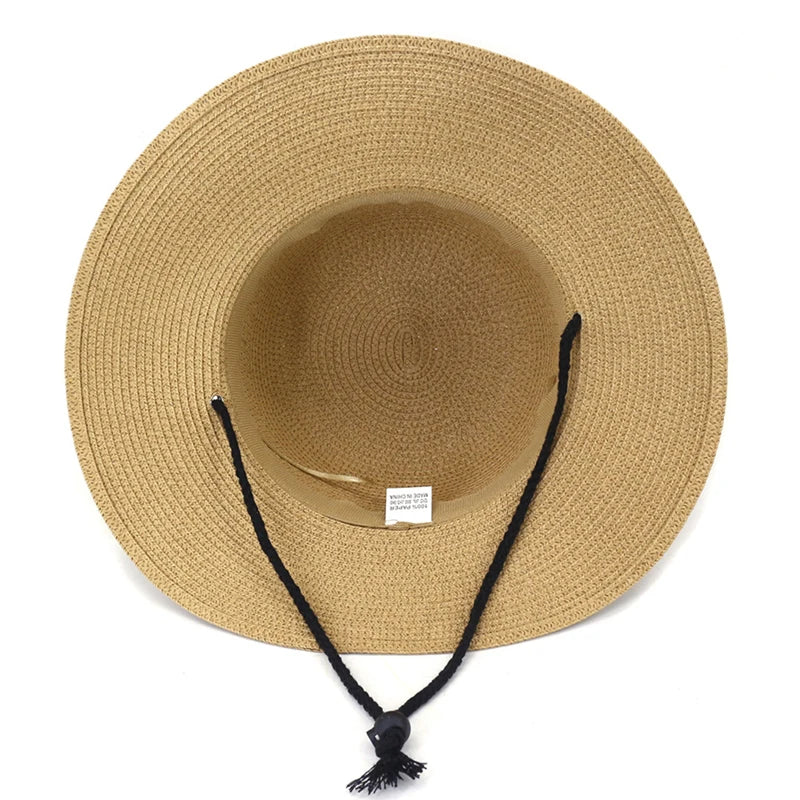 Men's Straw Bucket Hat