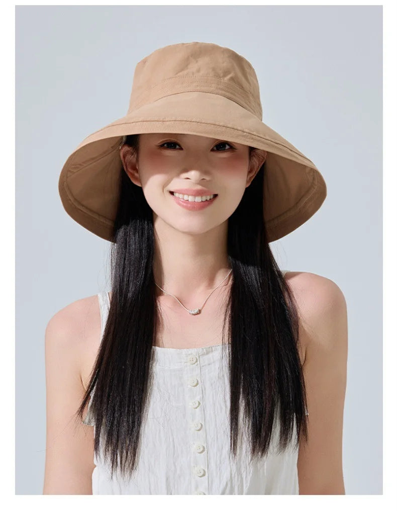 Women's Beige Bucket Hat