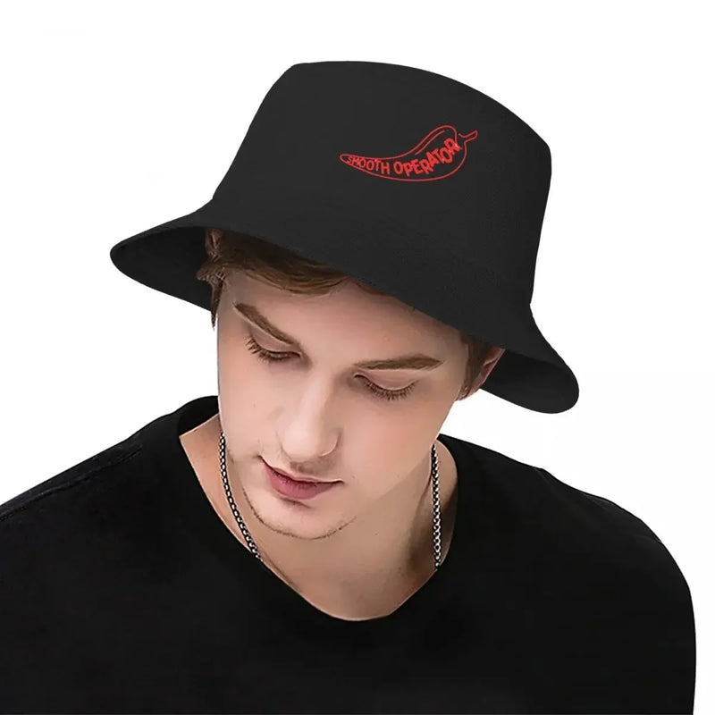 Red and Black Bucket Hat