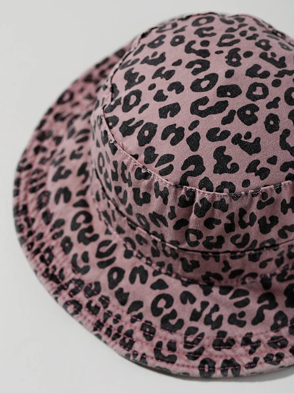 Pink Leopard Bucket Hat