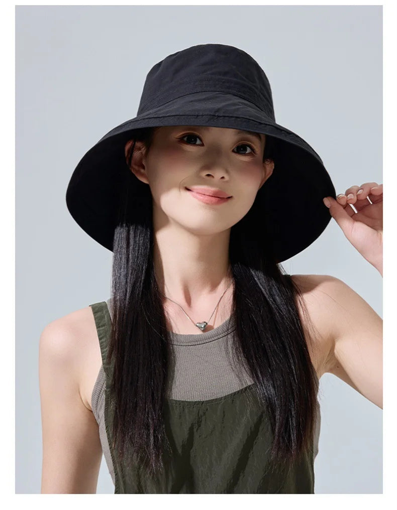 Women's Black Bucket Hat