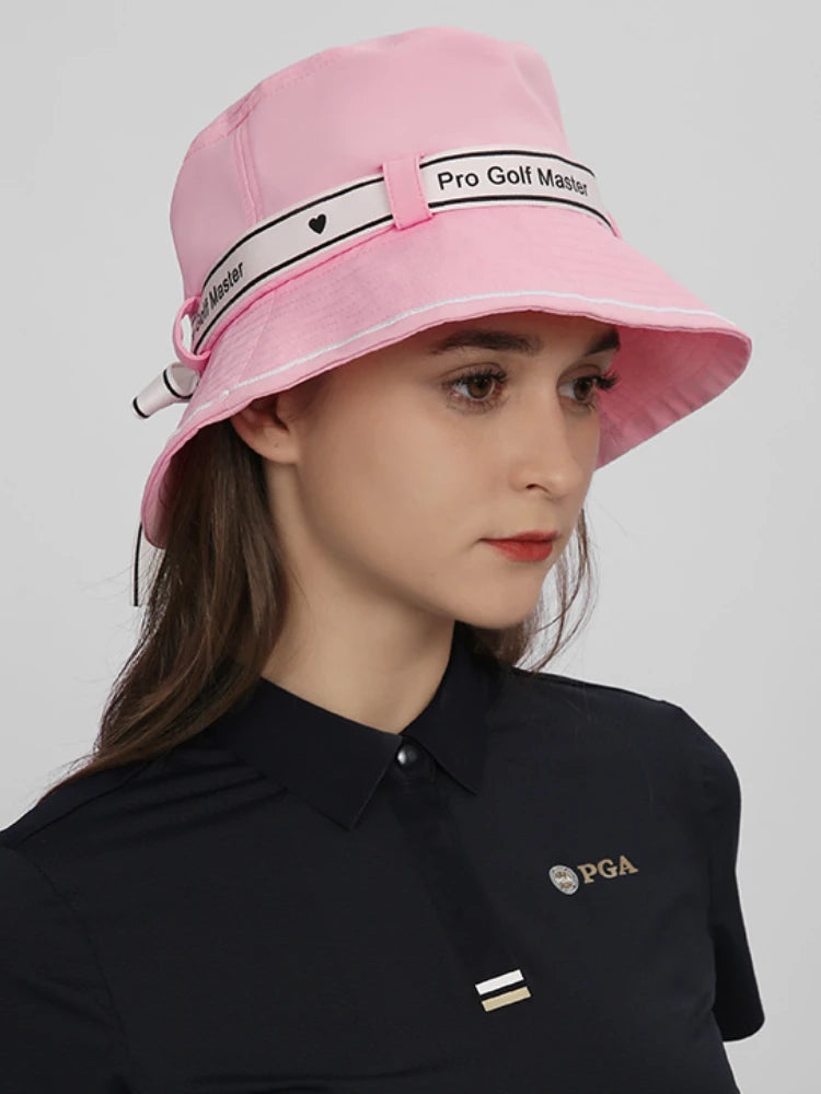 Pink Golf Bucket Hat