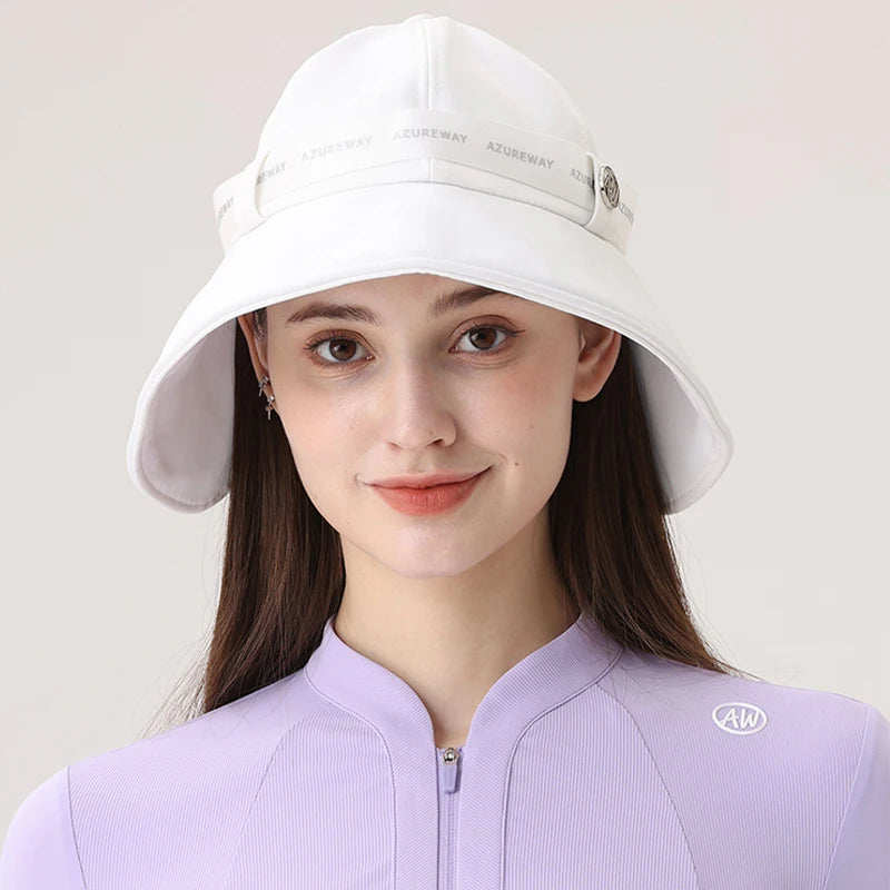 Wide-brim visor Golf Women