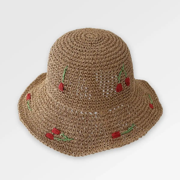 Straw Bucket Hat Beach