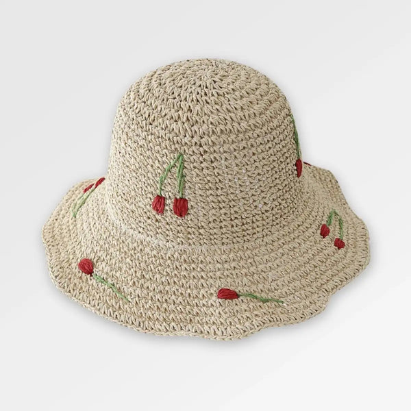 Straw_Bucket_Hat_Beach side view