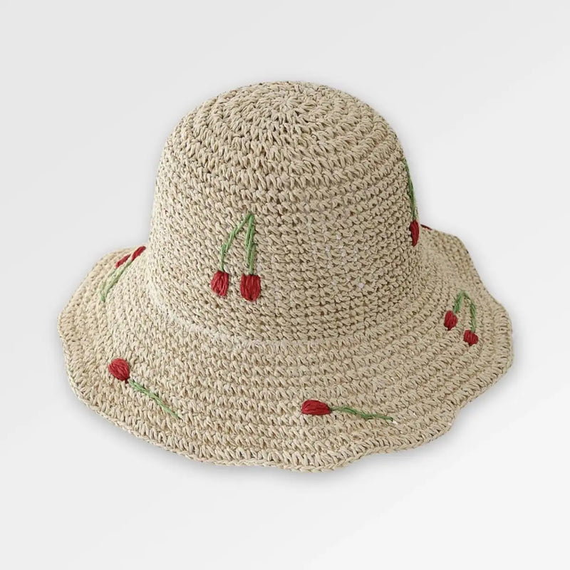 Straw_Bucket_Hat_Beach side view