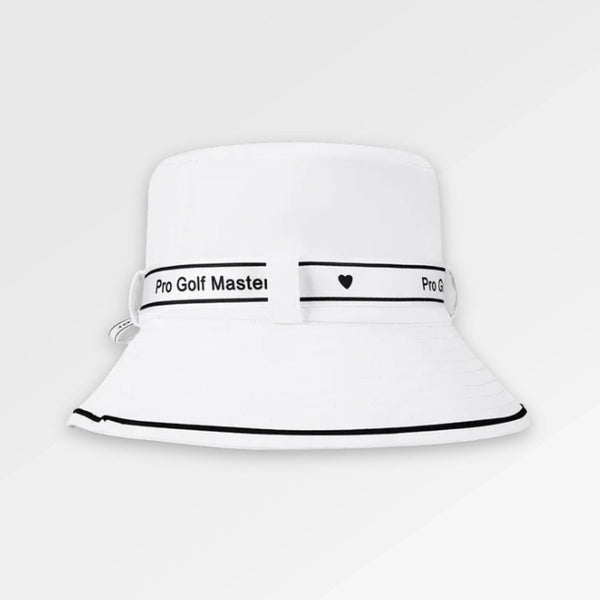 White_Golf_Bucket_Hat woman side view