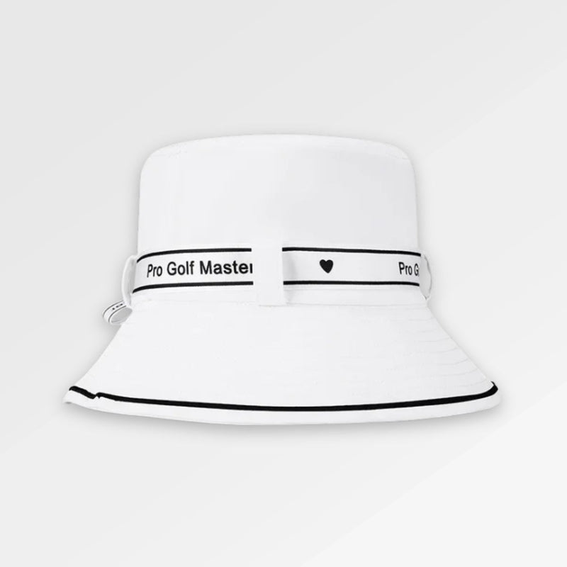 White_Golf_Bucket_Hat woman side view