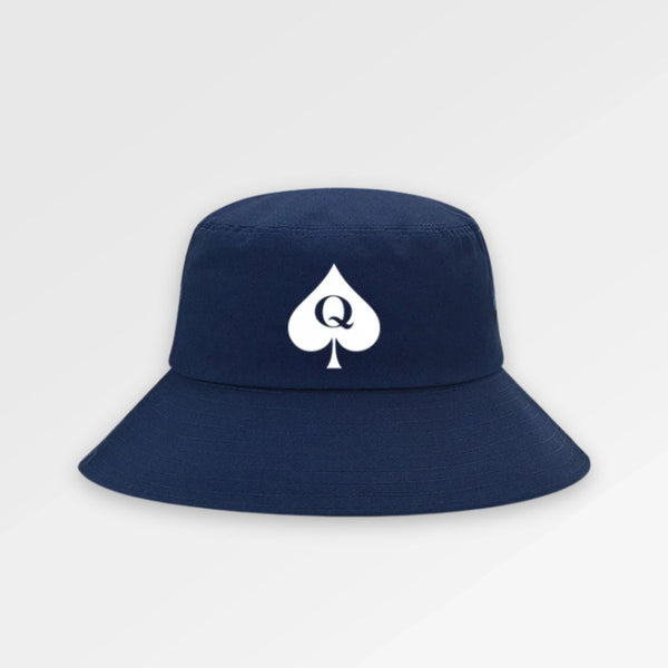 White and Blue Bucket Hat
