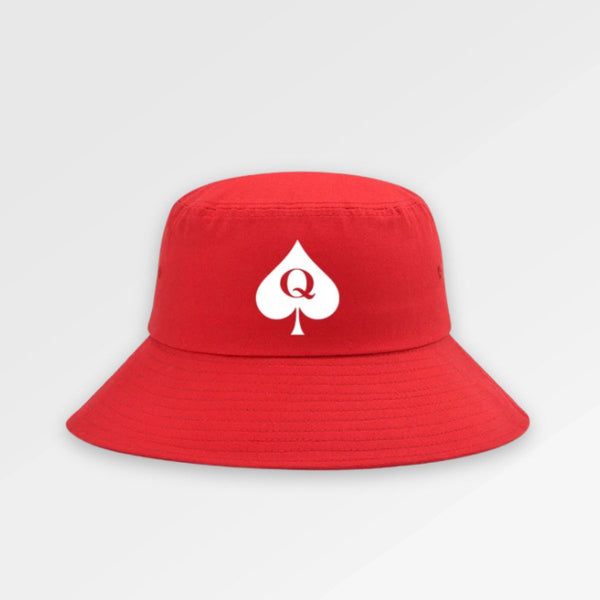 White_and_Red_Bucket_Hat front view