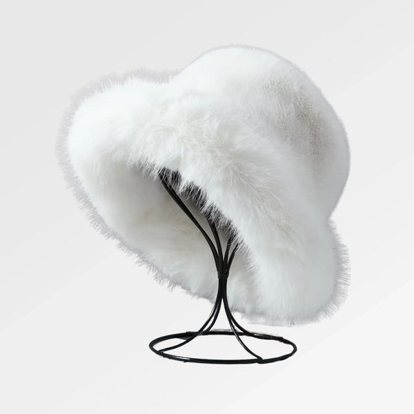 Women_s_Fluffy_Bucket_Hat side view