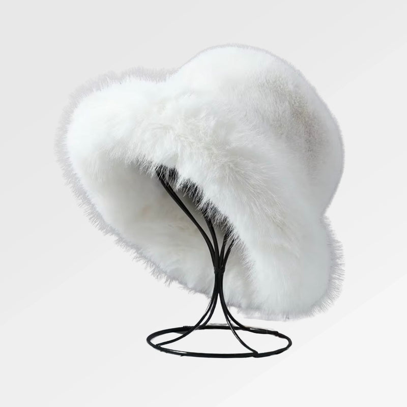 Women_s_Fluffy_Bucket_Hat side view