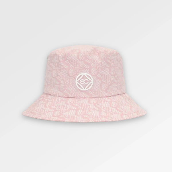 Women_s_Golf_Bucket_Hat front view pink