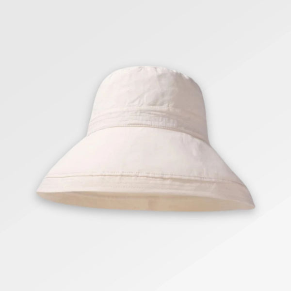 Women_s_White_Bucket_Hat front view
