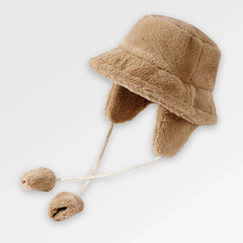 Women_s_Winter_Bucket_Hat fur beige